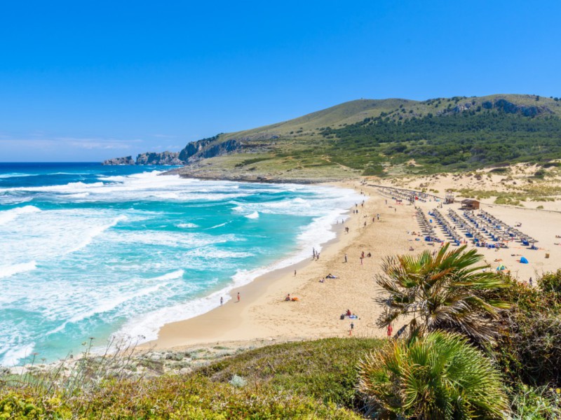 Cala Mesquida - schöner strand